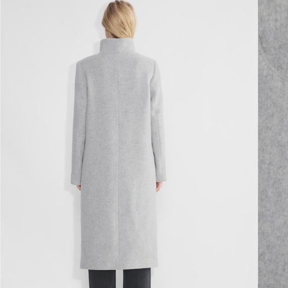 Wilfred cocoon wool coat (size xs) in heather grey - Picture 9 of 10